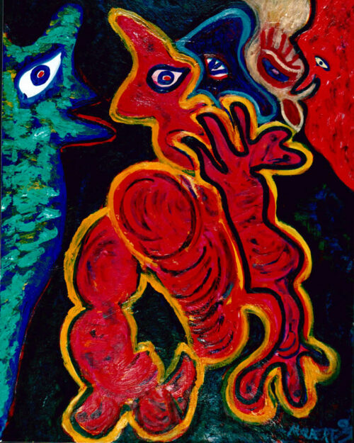 169 Inzicht, 1999, 80 x 100 cm, olie