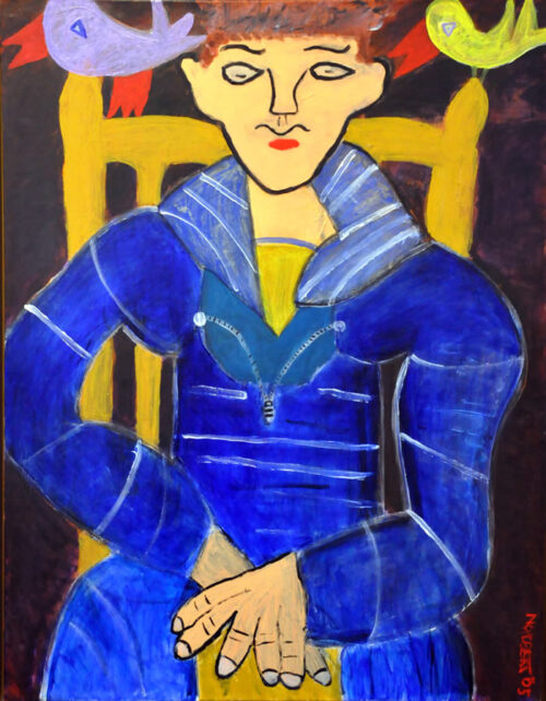 391 De Matroos, 2005, 70 x 90 cm, acryl