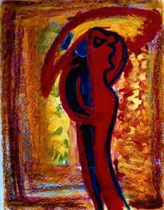 126 De gele Vogel, 1997, 83 x 63, gemengd