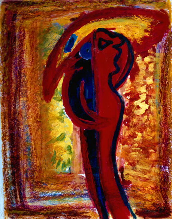 126 De gele Vogel, 1997, 83 x 63, gemengd