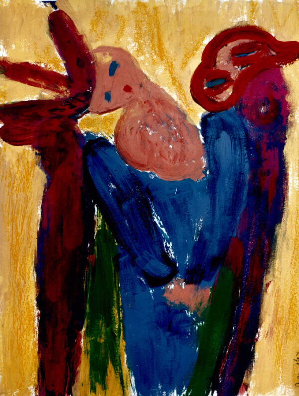 136 Vrouw Een, 1997, 83 x 63, gemengd, SOLD