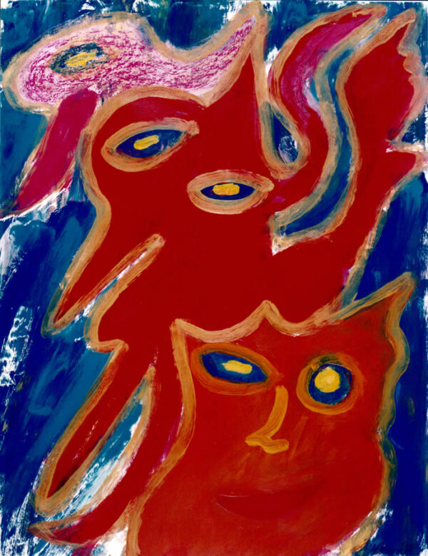 151 Maskerade, 1998, 83 x 63, gemengd