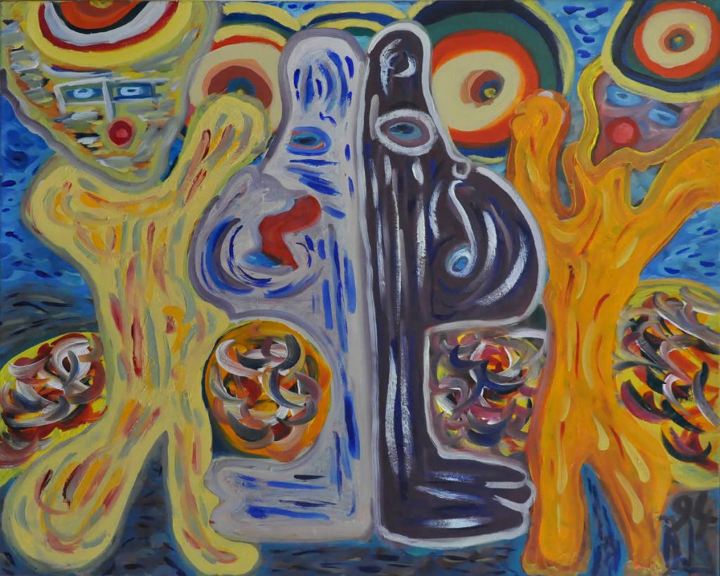 37B Dilemma, 1995 80 x 100 olieverf