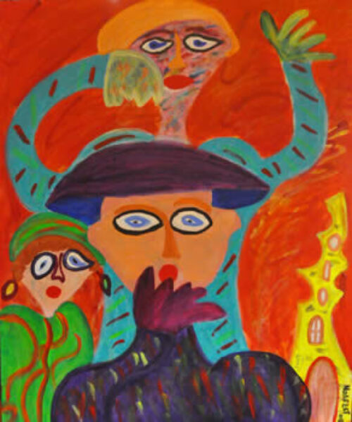 423 De Verbazing, 2012 120 x 100 acryl
