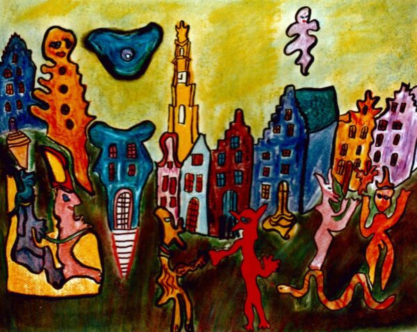 44 Slang, 1995, 53 x 63, pastel, SOLD