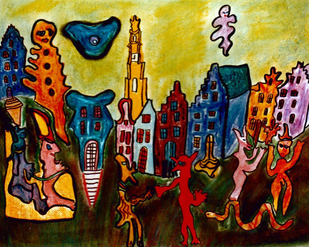 44 Slang, 1995, 53 x 63, pastel, SOLD