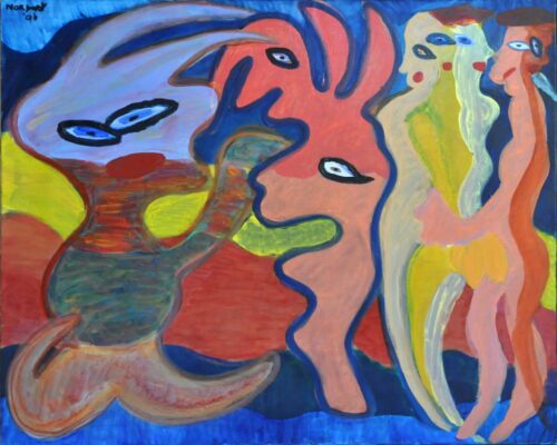 84 De Verleiding, 1996 80 x 100 olieverf
