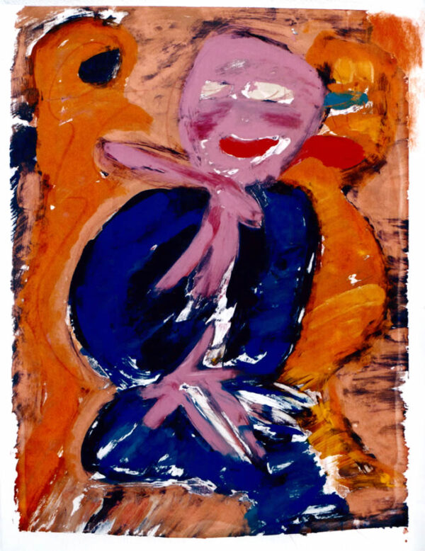 88 Oude Man, 1997, 83 x 63, gemengd, verkocht