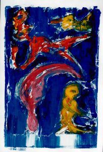 91 In de Lucht, 1997, 68 x 83, gemengd