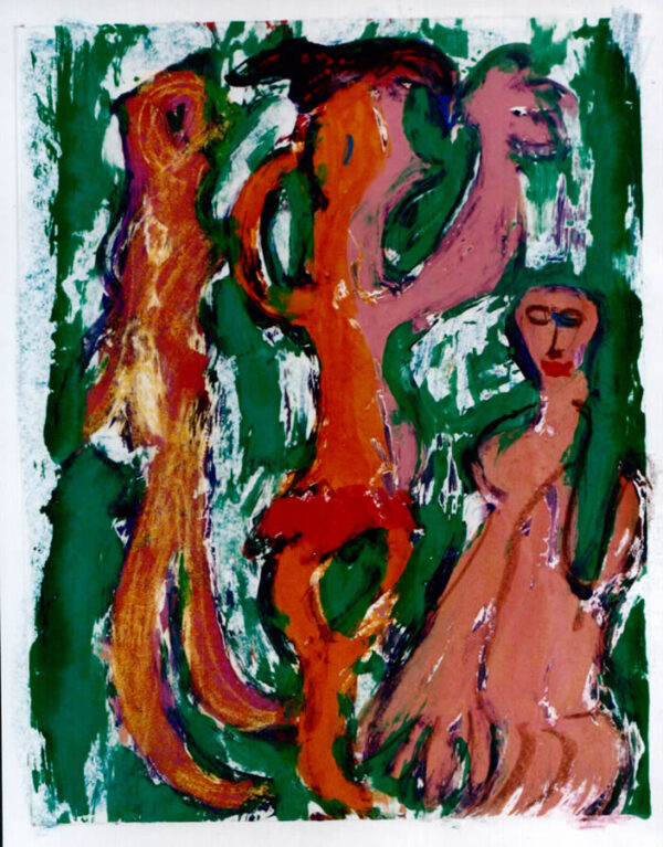 92 Dans 1, 1997, 68 x 83, gemengd
