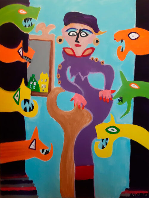 470 Mathilde 100x120 2023 acryl op doek