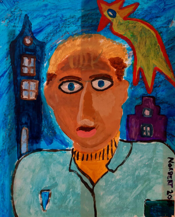475 Het zelfportret, 50x65, 2018