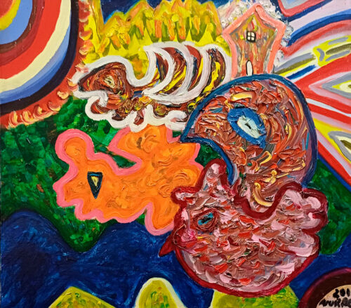 418 Exotisch eiland 2011 olie op doek 70x60