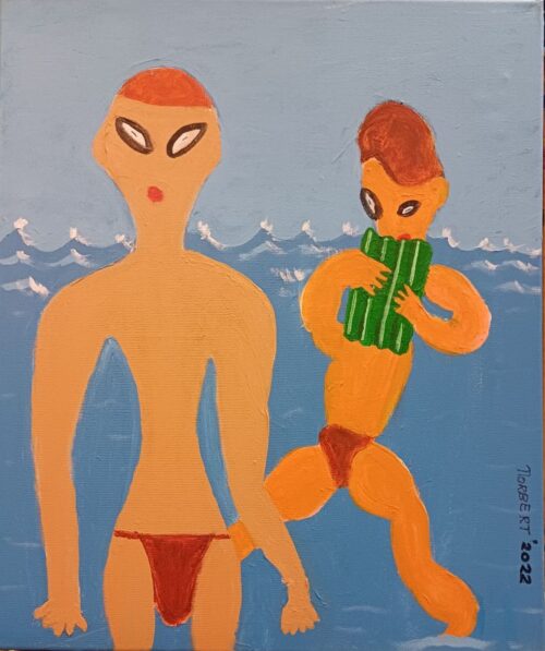 464 De Panfluiter 2022 50x60cm acryl