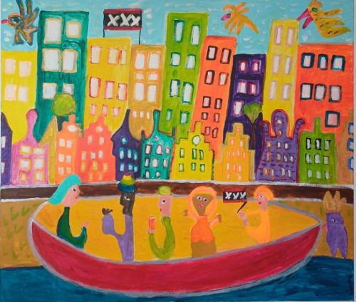 502 Eeuwige Waterstad 2025 100x120cm acryl