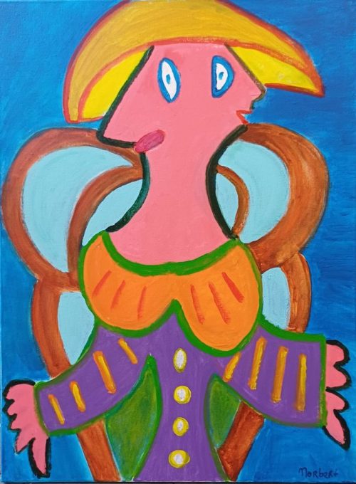 508 Het dubbele Gezicht 2025 60x8cm acryl