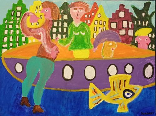 534 Grachten Pret 2025 60x80cm acryl