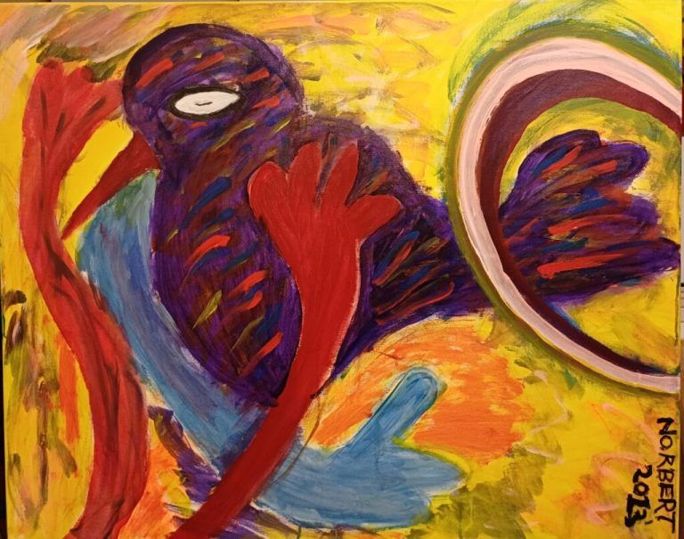 De Paarse vogel