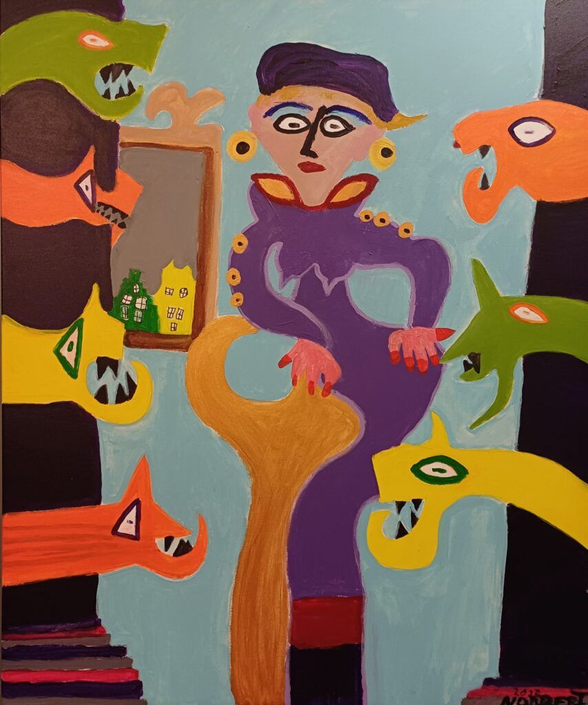 Mathilde — Norbert de Jong, 2023, acryl 100x120cm